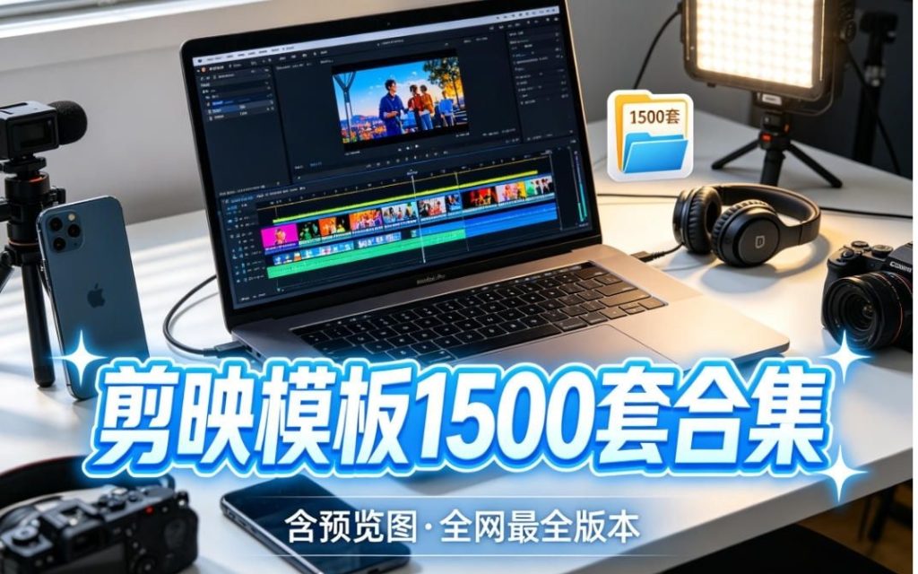 剪映模板1500套合集全网最全：短视频创作者必备-未央阁资源网